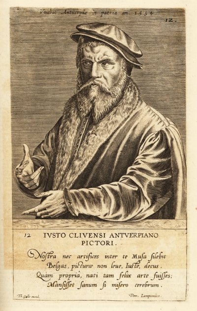 Portrait de Joos van Cleve, peintre flamand actif à Anvers, vers 1485-1540 - Flemish School
