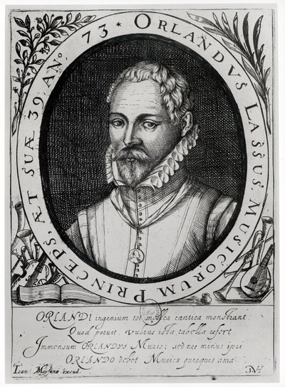Portrait de Roland de Lassus (1532-94) - Flemish School