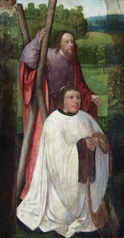 Saint André et Donateur, Saint Jacques [2 panneaux] - Flemish School