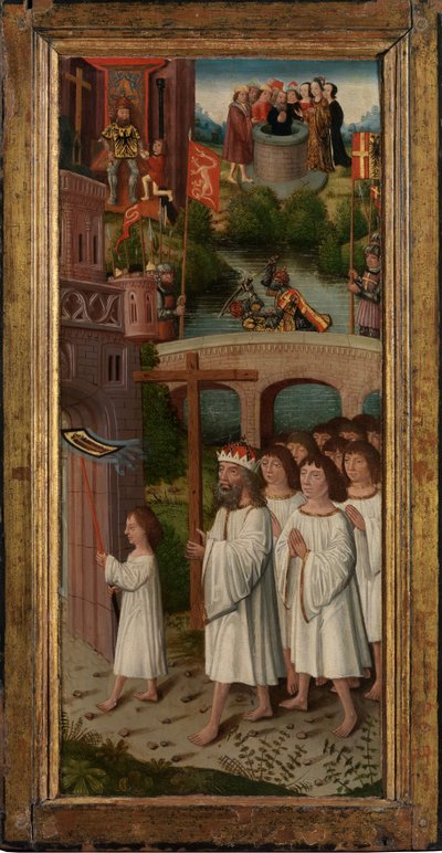 Scènes de la Légende de la Sainte Croix - Flemish School