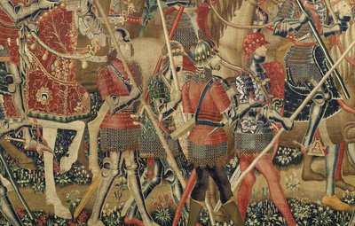 Tapisserie montrant les conquêtes du roi Alphonse V du Portugal - Flemish School