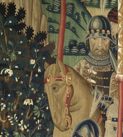 Tapisserie montrant les conquêtes du roi Alphonse V du Portugal - Flemish School