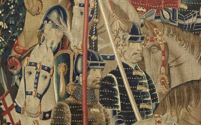 Tapisserie montrant les conquêtes du roi Alphonse V du Portugal - Flemish School