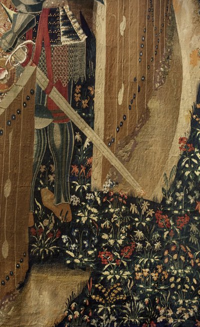 Tapisserie montrant les conquêtes du roi Alphonse V du Portugal - Flemish School