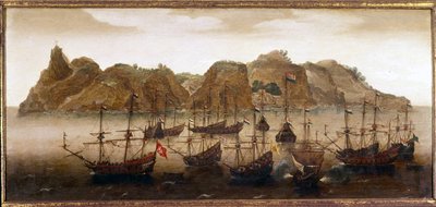 La flotte hollandaise au large de l