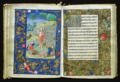 La Résurrection, miniature du Livre de prières de Stafford - Flemish School
