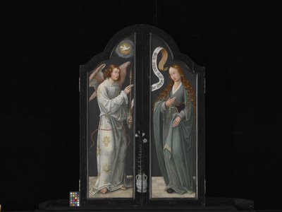 Triptyque avec la Vierge et l
