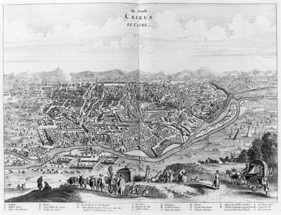 Vue du Caire depuis la rive ouest du Nil, de Description de l