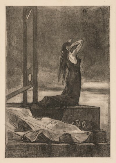 Peine capitale : La douleur de la mort, vers 1880 - Félicien Rops