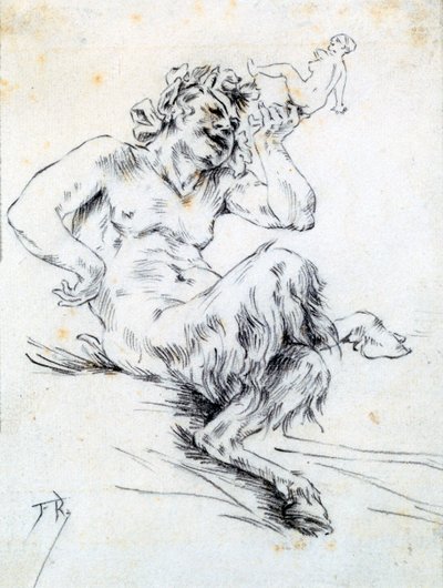 Faune, vers 1850-1898 - Félicien Rops