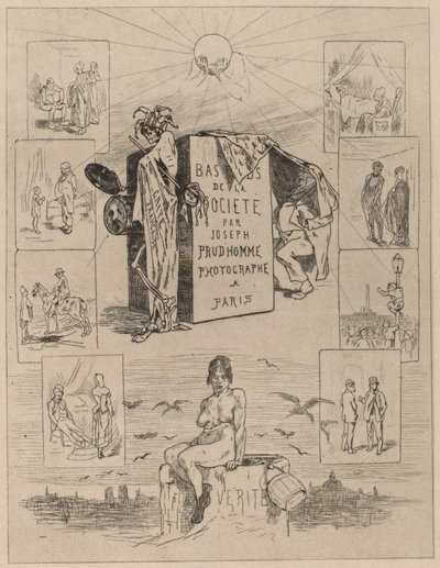 Frontispice : Les bas-fonds de la société - Félicien Rops