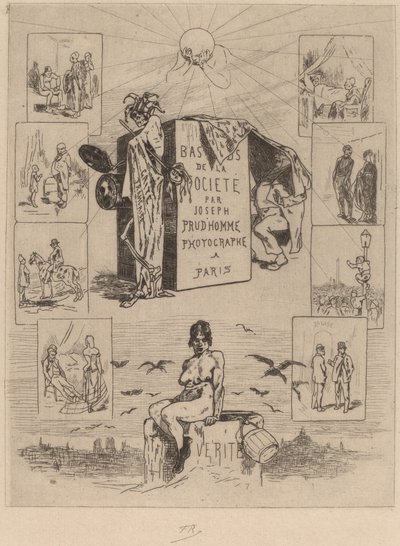 Frontispice : Les bas-fonds de la société - Félicien Rops