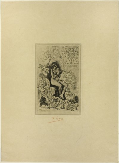 Frontispice pour Rimes de Joie - Félicien Rops