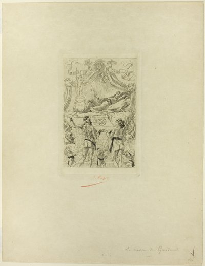 Frontispice de La messe de Gnide - Félicien Rops