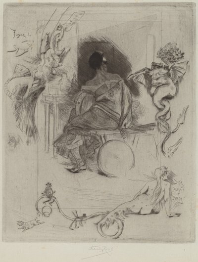 La Dernière Maja - Félicien Rops