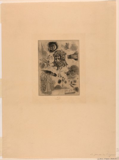 La planche de Tzigane - Félicien Rops