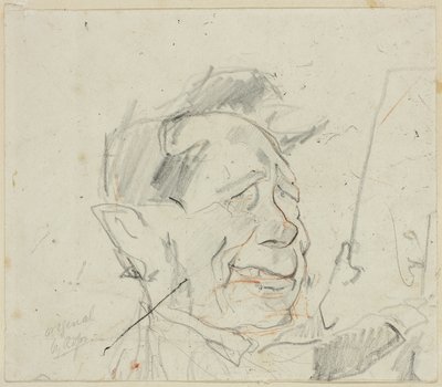 Croquis de Ferdinand Marinus - Félicien Rops