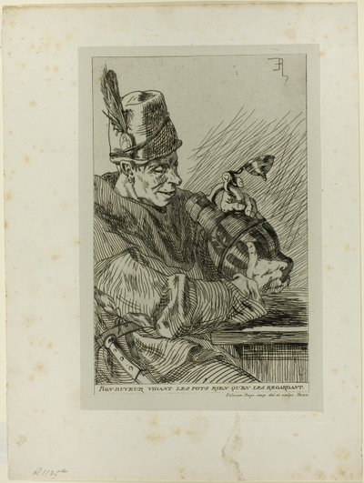 Le Buveur - Félicien Rops