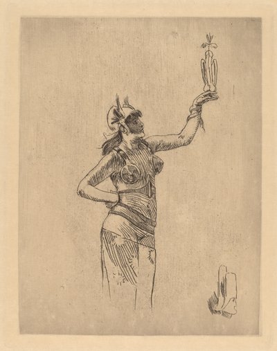 Le Fauconnier - Félicien Rops