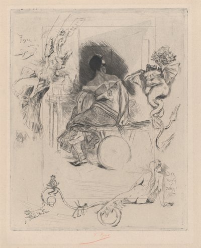 La Dernière Maja, seconde moitié du 19ème siècle - Félicien Rops