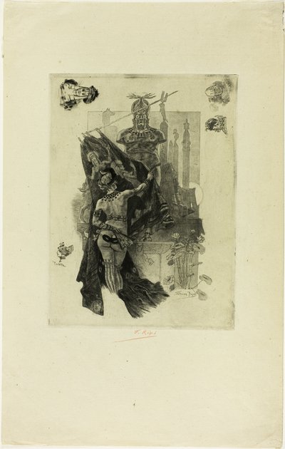 La modestie de Sodome - Félicien Rops