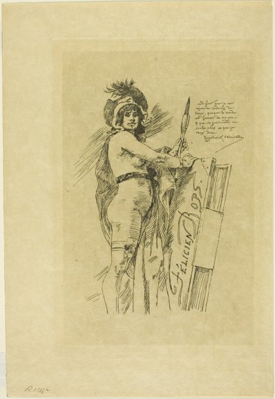 La Muse de Félicien Rops - Félicien Rops