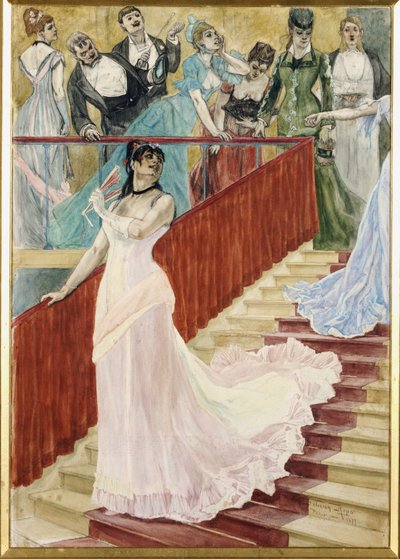 La Rangée, 1877 - Félicien Rops