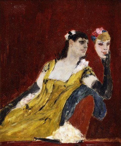 Femme au Masque, c. 1888 - Félicien Rops