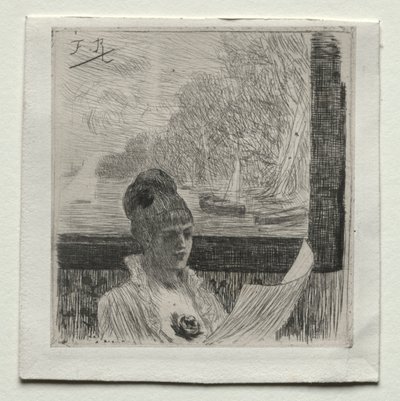 Jeune femme - Félicien Rops