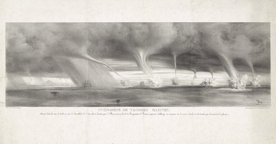 Trombes marines observées en mer de Sicile, 1827 - Félix Achille Beaupoil Saint Aulaire