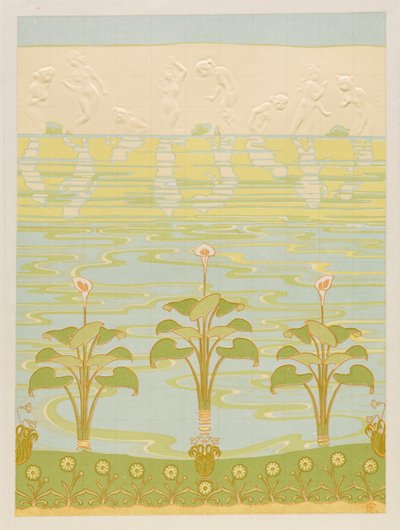 Décoration en carreaux émaillés pour salle de bain - Félix Albert Anthyme Aubert
