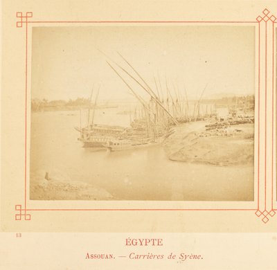 Assouan. - Carrières de Syène. - Félix Bonfils