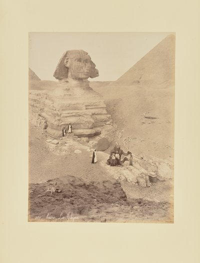 Caire - Le Sphynx - Félix Bonfils