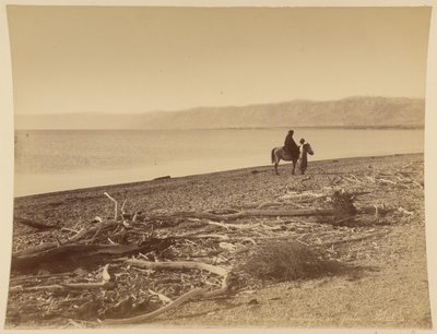 Mer morte et montagnes de Judée, Palestine - Félix Bonfils