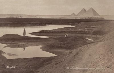 Pyramides de Gizeh, c.1900 - Félix Bonfils