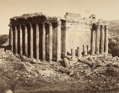 Le Temple de Bacchus, dans la zone archéologique d
