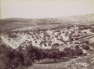 Vue générale de Béthanie, vers 1880 - Félix Bonfils