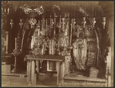 XII et XIII stations, le Calvaire, autel grec - Félix Bonfils
