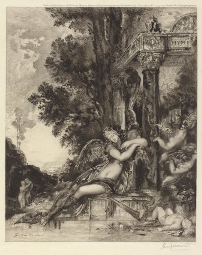La Déesse Discorde - Félix Bracquemond, after Gustave Moreau