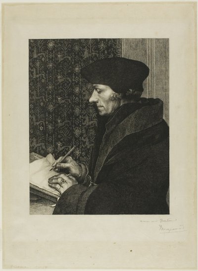 Erasmus - Félix Henri Bracquemond
