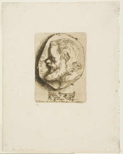 Portrait de Charles Meryon - Félix Henri Bracquemond