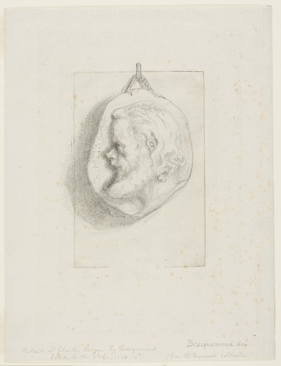 Portrait de Charles Meryon - Félix Henri Bracquemond