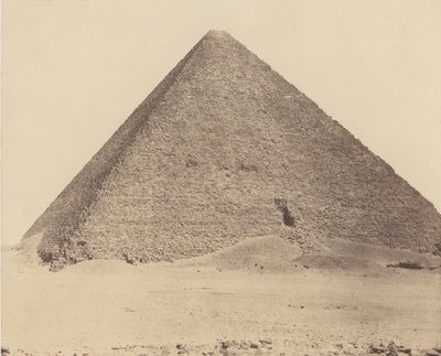 Nécropole de Memphis, Pyramide de Chéops Grande Pyramide, 1851-52, imprimé 1853-54 - Félix Teynard