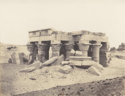 Kôm-Ombou Ombos, Vue Générale des Ruines - Félix Teynard