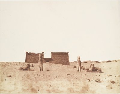 Sébôuah, Vue Générale du Temple, publié en 1851 - Félix Teynard