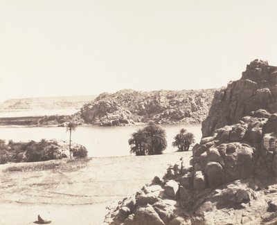 Tâfah, Rochers Granitiques sur les Rives du Nil - Félix Teynard