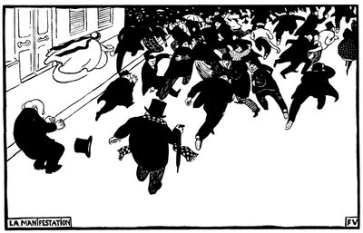 La manifestation - Félix Valloton