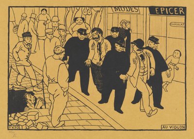 Au Violon, 1893 - Félix Vallotton