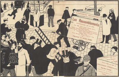 Couverture de livre pour "Les Rassemblements" - Félix Vallotton