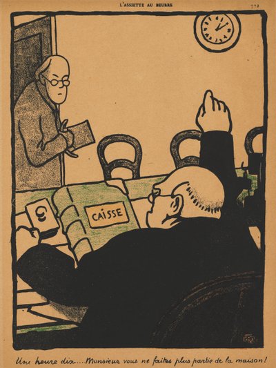 Crimes et châtiments XV, 772 : Une heure dix - Félix Vallotton